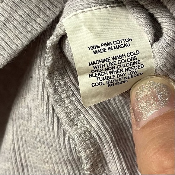 2006 Vintage Express pale lavender ribbed tank top Size M - Picture 4 of 6